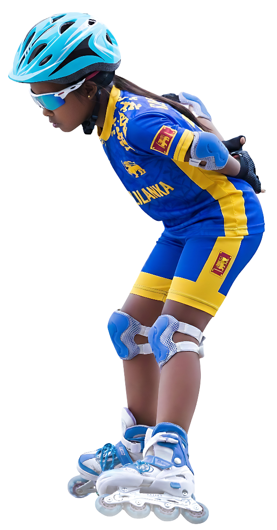 Skateball player right